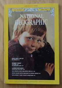 National Geographic April 1976; R Frost; Canoe; Dingle; Bees; Arabs; San Antonio - Picture 1 of 17