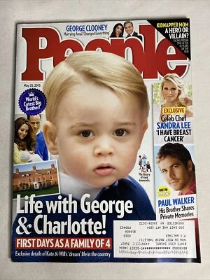 25 мая 2015 г., журнал People, Life With George & Charlotte! (MH587) - Изображение 1 из 3