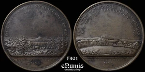Germany, Saxony, Friedrich August I, Bronze Medal 1822 Centenary of Herrnhut, VF - Picture 1 of 4