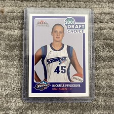 Michaela Pavlickova 2001 WNBA Fleer Tradition Draft Choice RC Utah Starzz