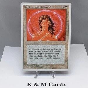 MTG - 4th Edition - Circle of Protection: Red - Common - Near Mint - Picture 1 of 5