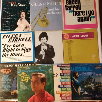 10 LP Big Band Blues Jazz Starr Farrell Miller Garland WIlliams Shaw Ella Gary Foto 1 de 4