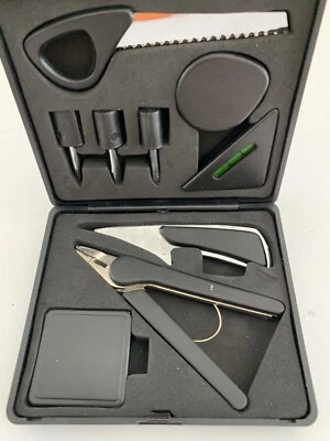 Mini Toolbox Travel Set. Tools of 9 pieces are Stored in a small Case 12 cm Long - image 1 of 4