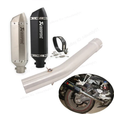 Silenciador silenciador deslizable para Yamaha YZF R6 1998-2005 puntas de escape tubo medio 51 mm Foto 1 de 4