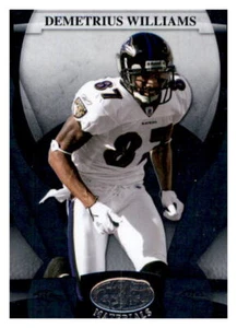 2008 Demetrius Williams NFL Juego de tarjetas base PWE Break Ravens #12 - Imagen 1 de 2