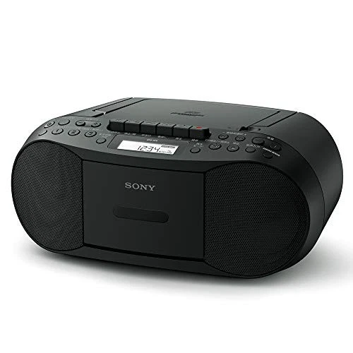 Sony CD Radio Cassette Recorder AC100V FM/AM/Wide Schwarz CFD-S70 B - Bild 1 von 4