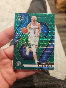 2024-25 Panini Mosaic Green Mosaic Prizm #182 Alex Caruso - OKC Thunder - Picture 1 of 4