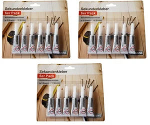 18 x Sekundenkleber EXTRA STARK Alleskleber Schnellkleber universal 100g/15,72€ - Bild 1 von 6