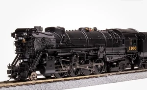 Broadway Limited HO Scale C & O K-2 Mikado #1166 DC/DCC/Sound/smoke/NIB - Picture 1 of 16