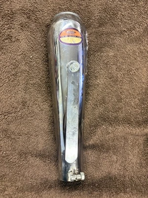 MCM Slip on Exhaust Muffler Triumph BSA Norton Scrambler Cafe - Image 1 of 4