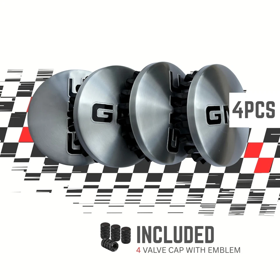(Set of 4) for GMC 3.25 inches=83mm Wheel Hub Center Cap - Image 1 of 4