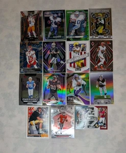 LOTE DE 15 tarjetas coleccionables de fútbol americano NFL Prizm Topps Select Bo Nic Mahomes Sanders - Imagen 1 de 9
