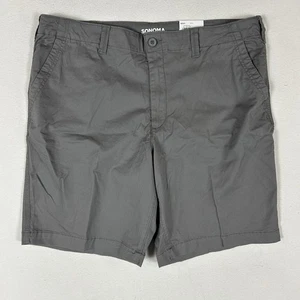 Sonoma NEU The Everyday Short Herren Gr. 40 grau vorne flach khaki bequem Freizeit - Bild 1 von 11