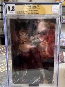 🔥 HARLEY QUINN #31 CGC 9.8 Signed Nathan Szerdy Foil Edition B (2023) - Picture 1 of 3