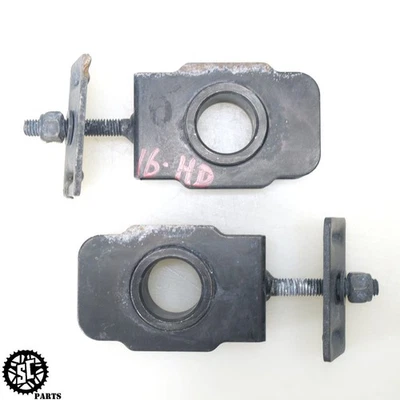 Harley Davidson Street 500 XG500 2016 bloques de eje trasero ajustadores de cinturón Foto 1 de 4