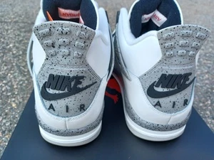 Nike Air Jordan 4 Retro "White Cement" 2025 Men's Size 12 - Picture 1 of 22
