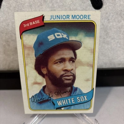 1980 Topps - Junior Moore #186 - Image 1 of 2