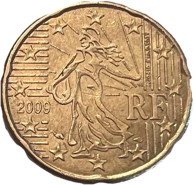 Moneda de 20 céntimos de euro Francia 2009 - Envío combinado - Lote R Foto 1 de 2