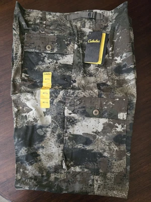 Cabela's Silent Weave 6 Pocket Pants Mens 42 o2 Octane Camo NWT - Image 1 of 4