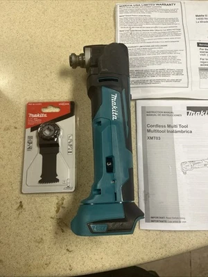 Makita  18v Cordless Multi Tool. Factory Refurbished with Warranty. No Battery - Image 1 of 4