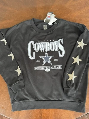 SUDADERA GAMEDAY COUTURE DALLAS COWBOYS PURA VICTORIA ESTRELLA EMBELLECIDA - M Foto 1 de 4