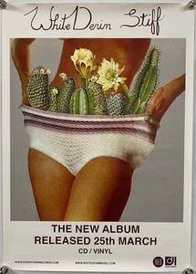 White Denim Stiff Official Original Promo Poster 42x30cm - Imagen 1 de 1
