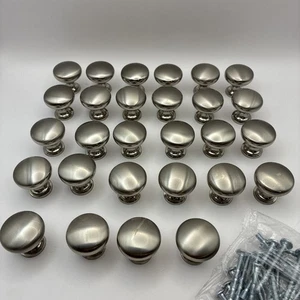 Ravinte 28 Pack 1-1-4” Inch Kitchen Cabinet Knobs Brushed Nickel - Picture 1 of 13