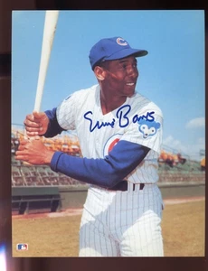 Autographed Signed 8 x 10 1990 MLB Photo Print HOF Ernie Banks JSA CERTIFIED - Picture 1 of 2