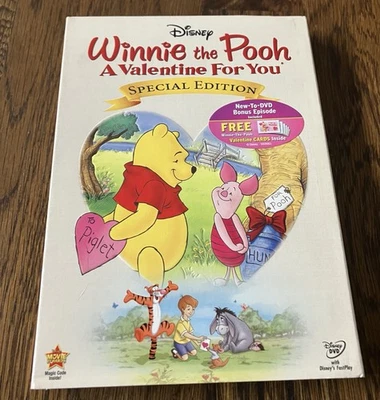 Winnie the Pooh: A Valentine for You Special Edition [DVD] With Slipcover New Foto 1 de 2