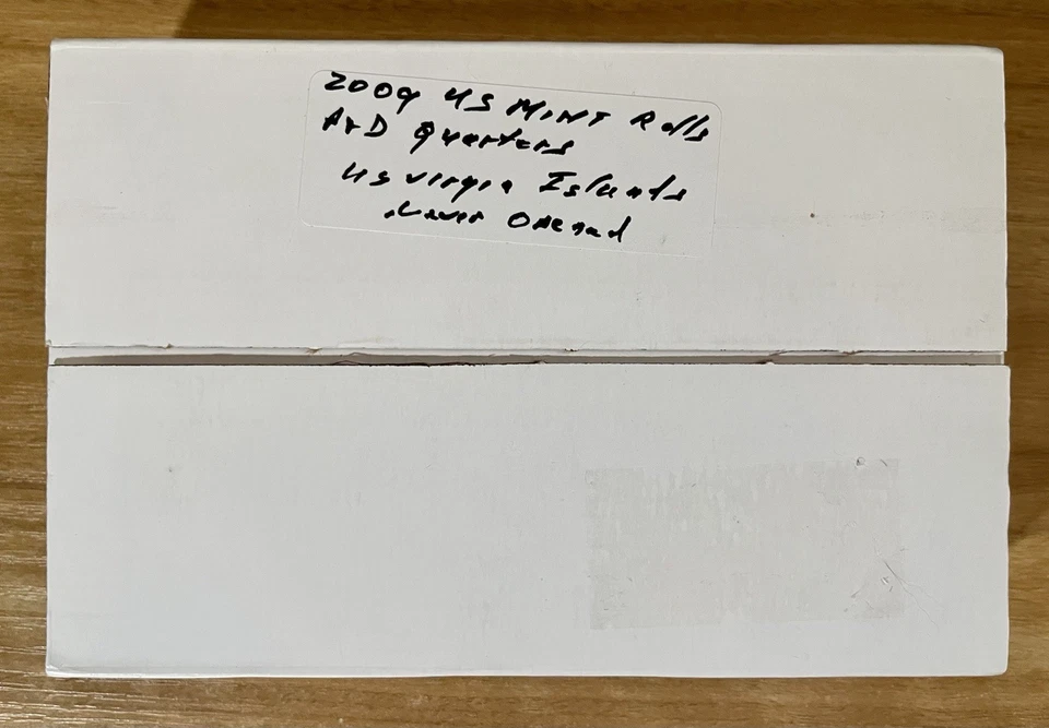 2009 U.S. Virgin Islands Territories Quarters P&D Mint Rolls Sealed Box! R67 🔥 - Image 1 of 4