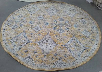 Alfombra DORADA/MARFIL 6'-7" x 6'-7" defectuosa, precio reducido 1172791861 EVK224B-7R Foto 1 de 4