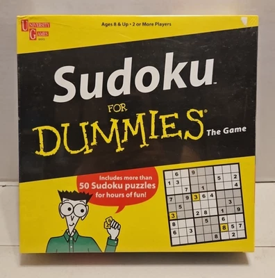 Sudoku For Dummies The Game By University Games - New & Sealed - Image 1 of 3