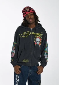 Ed Hardy hoodie vintage rhinestone - Picture 1 of 15