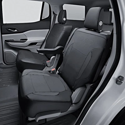 Черные чехлы на сиденья второго ряда GM 84059505 2017-2022 GMC Acadia с капитанским креслом от оригинального производителя - Изображение 1 из 2