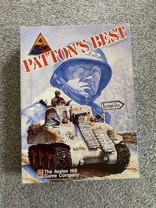 Pattons Best Solitaire WW2 Tank Warfare Board Game Complete VGC + BONUS Magazine - Picture 1 of 15