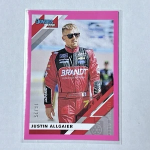 2020 Panini Donruss Racing NASCAR Justin Allgaier /25 Pink Free Shipping - Picture 1 of 2