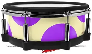 Envoltura para Roland vDrum Shell PD140 Kearas lunares púrpura en crema - Imagen 1 de 4