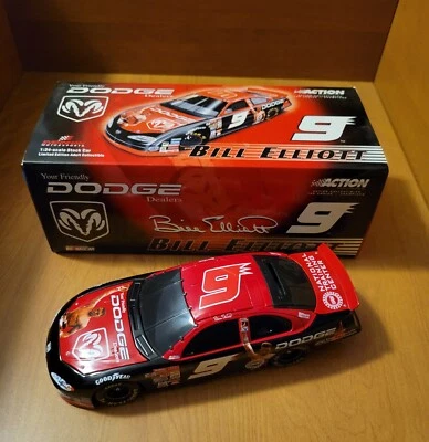 2001 Acción 1:24 Bill Elliott #9 Muhammad Ali Dodge Bank BWB 1 de 1.500 Foto 1 de 4