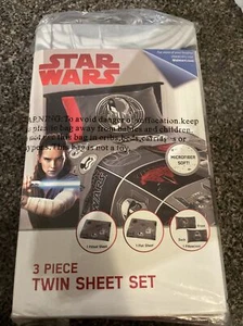 star wars twin sheet set 3 Piece Soft Microfiber - Picture 1 of 3