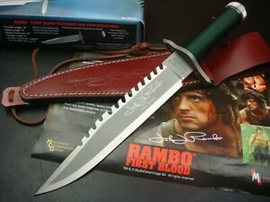 Couteau de chasse fixe Rambo 1 First Blood Boot Survie Bowie Camping