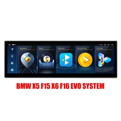 AUTORADIO ANDROID 4/64GB BMW X5 F15 X6 F16 2017-2019 14.9"POLLICI EVO SYSTEM - Immagine 1 di 4