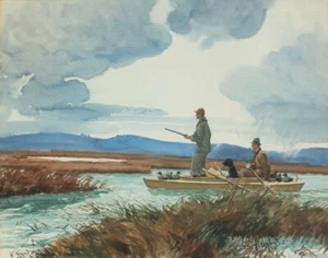 Aiden Lassell Ripley  In The Marsh Canvas Print 16 x 20 - Picture 1 of 4