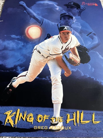 VTG Greg Maddux King Of The Hill 20x16 POSTER 1998 Cover