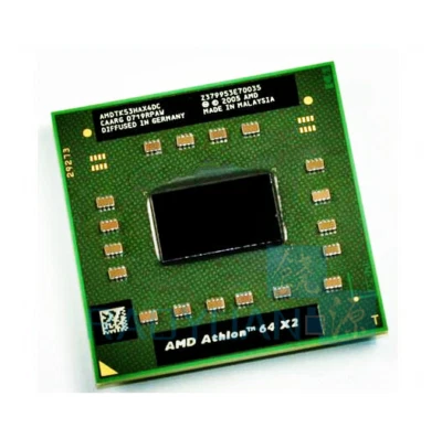 AMD Athlon 64X2 TK53 TK55 AMDTK55HAX4DC TK57 AMDTK57HAX4DM Socket S1 Mobile CPU - Image 1 of 3