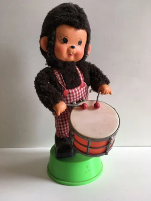 Ancien Jouet vintage  KIKI jouant du tambour automate fonctionne ..  - Photo 1/4