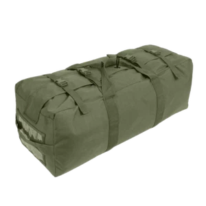 GI Transport Duffel Bag, Heavy Nylon, Used, OD, Made in USA, Grade A, B, & C - Picture 1 of 4