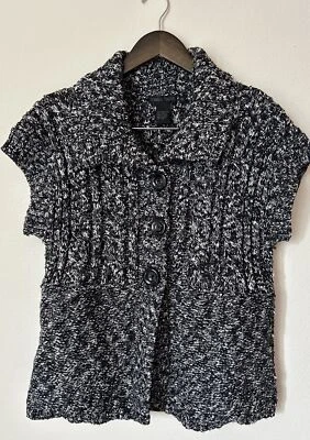 Nomadic Traders Cotton Knit Bottom Up Sleeveless Sweater, Size XL - Image 1 of 4