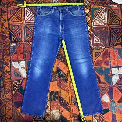 Jeans bootcut vintage anos 70, 80, 90 Levi’s 517 aba laranja 36x31 (etiqueta 38x32) - Imagem 1 de 4