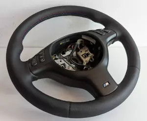 Steering Wheel OEM USED BMW M technik 4 Leather Original E46 E39 E46 X5 - Picture 1 of 14