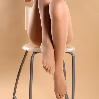 Damen Nylon 5-Zehen Strumpfhose 10 DEN Nylonstrümpfe 5 Toes Pantyhose Tights - Bild 1 von 4